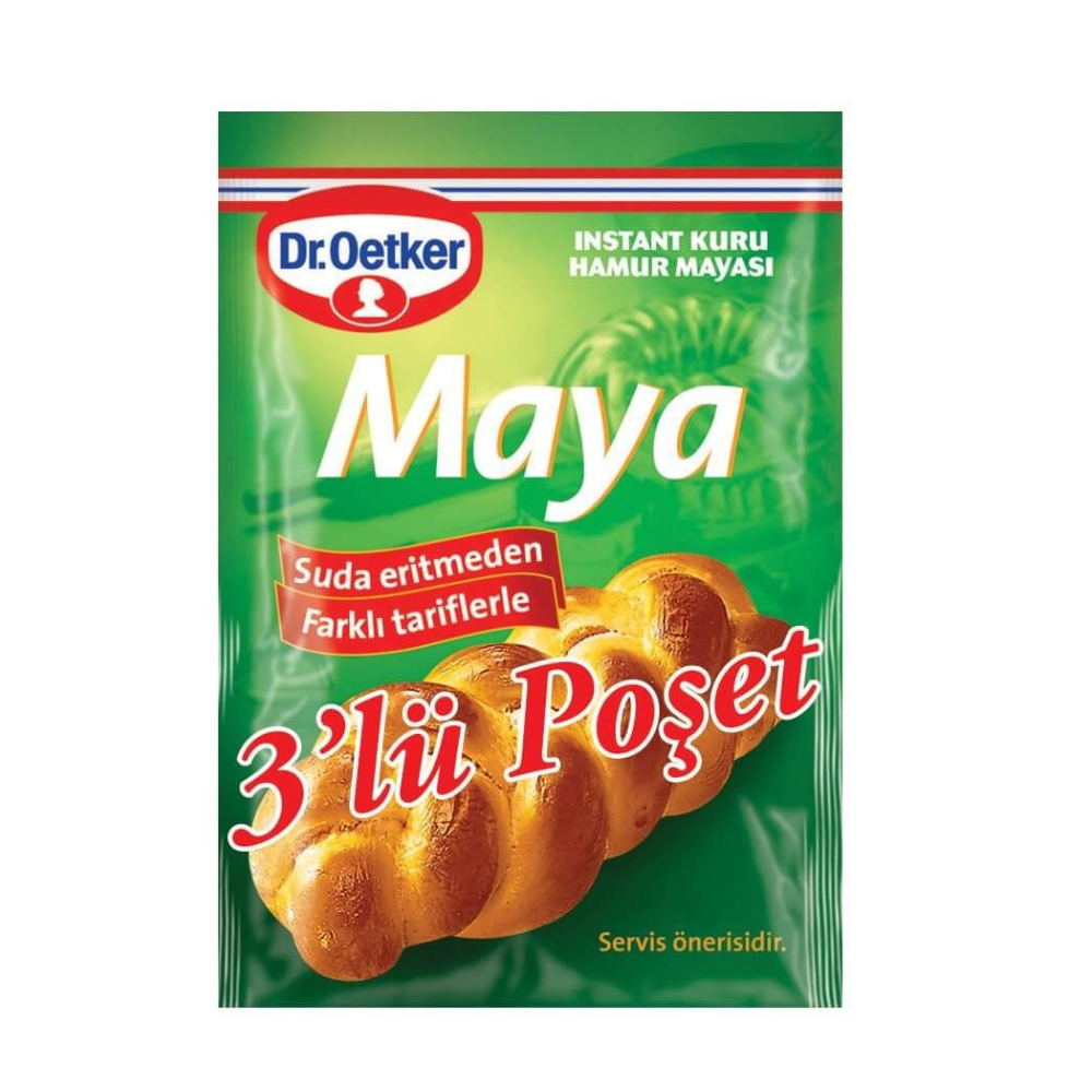 DR.OETKER İNSTANT KURU HAMUR MAYASI 3'LÜ POŞETMAYADR.OETKER109927