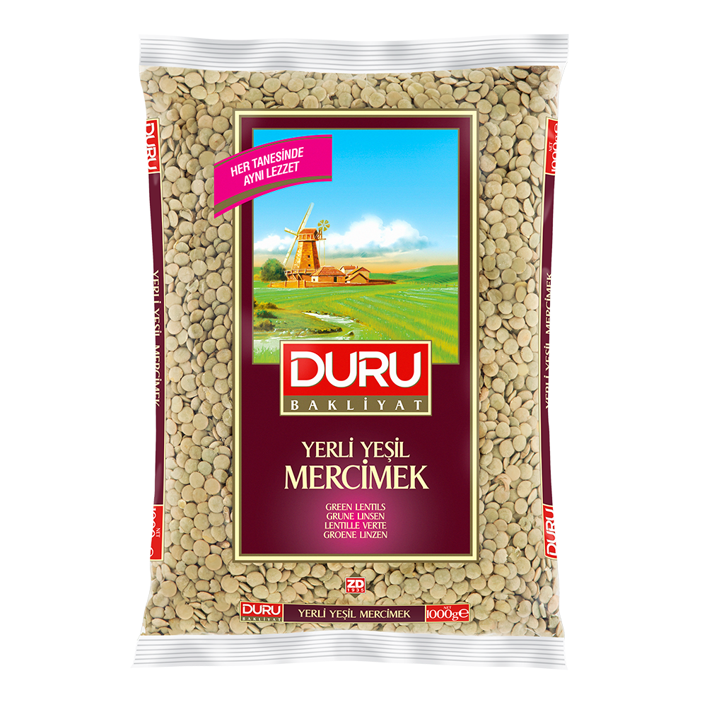 DURU YEŞİL MERCİMEK 1000 GRMERCİMEKDURU15.00.00013