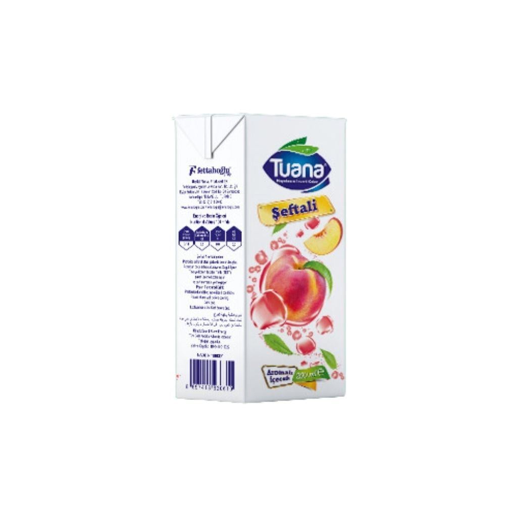 TUANA MEYVE SUYU ŞEFTALİ 200 MLMEYE SUYUTUANAGD1000