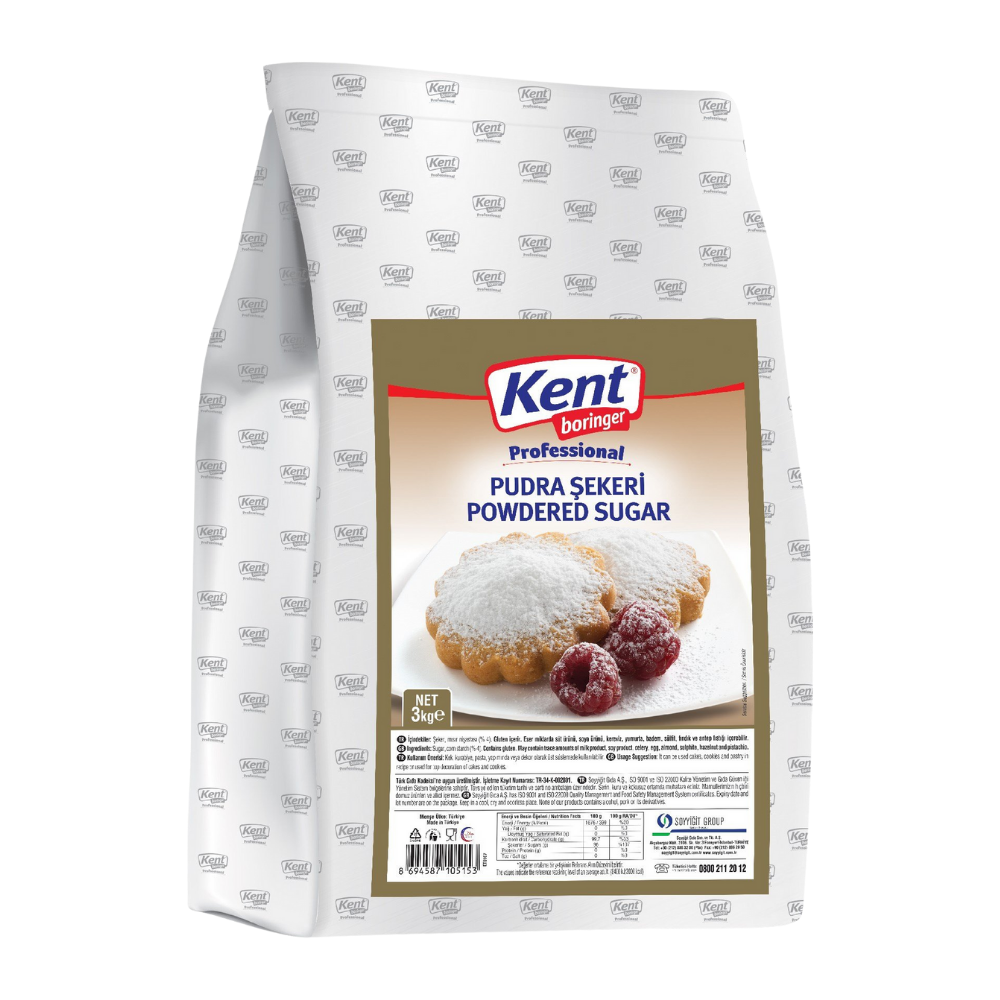 KENT BORİNGER PUDRA ŞEKERİ 3 KGPASTA YARDIMCILARIBORİNGERMYT01229