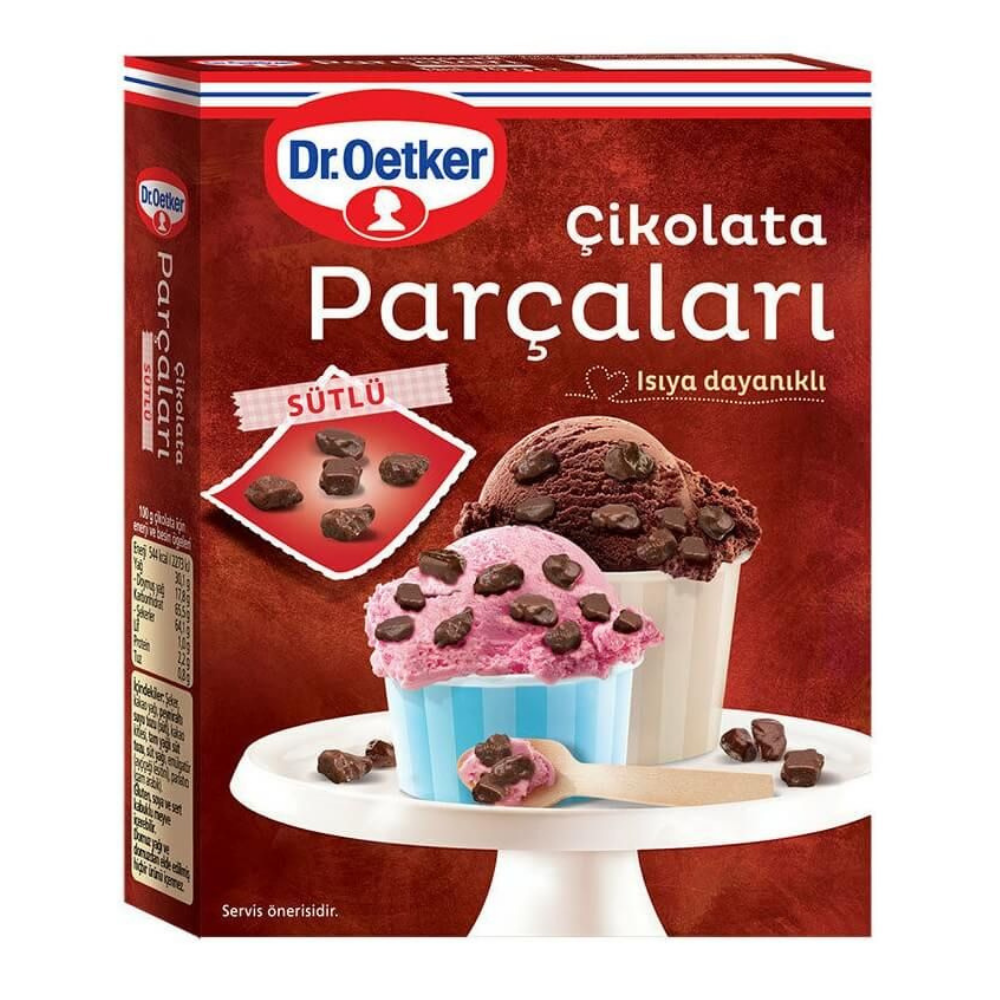 DR.OETKER ÇİKOLATA PARÇALARI SÜTLÜ 70 GRPASTA YARDIMCILARIDR.OETKER109443