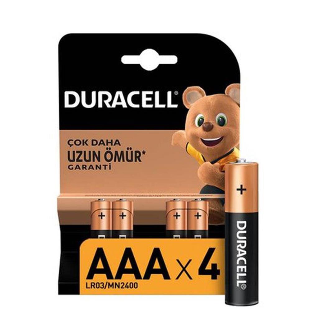 DURACELL İNCE PİL 4'LÜ AAAPİLDURACELL9404