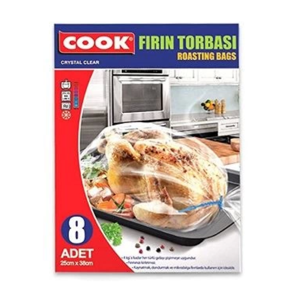 COOK FIRIN TORBASI 25cm X 38 cmPİŞİRME KAĞIDI & TORBASICOOK709010008