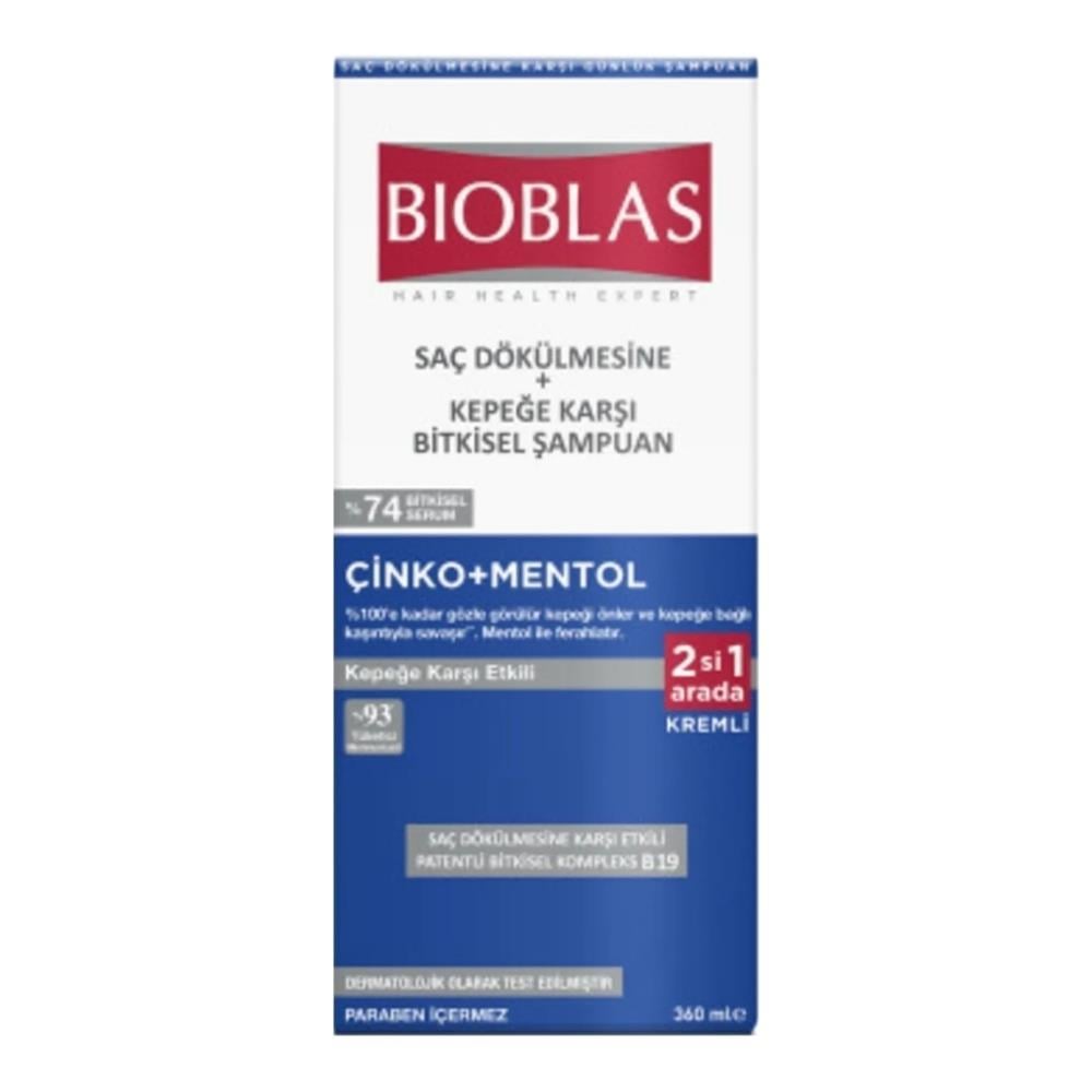 BIOBLAS SDK ÇİNKO+MENTOL ŞAMPUANŞAMPUANBİOBLAS5006581