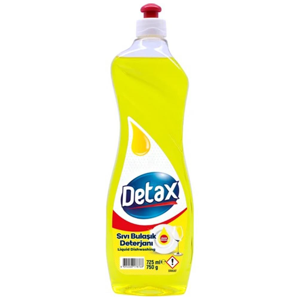 GÜLEÇ DETAX Sıvı Bulaşık Deterjanı Limon Pet 750 GrSIVI BULAŞIK DETEJANIGÜLEÇ152.001.0022