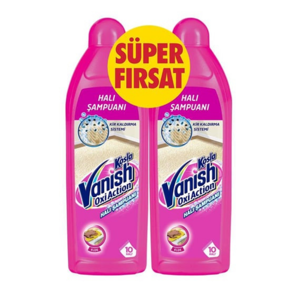 VANİSH KOSLA HALI EL ŞAMPUANI 850 ML + 850 MLSIVI DETERJANVANİSHER13