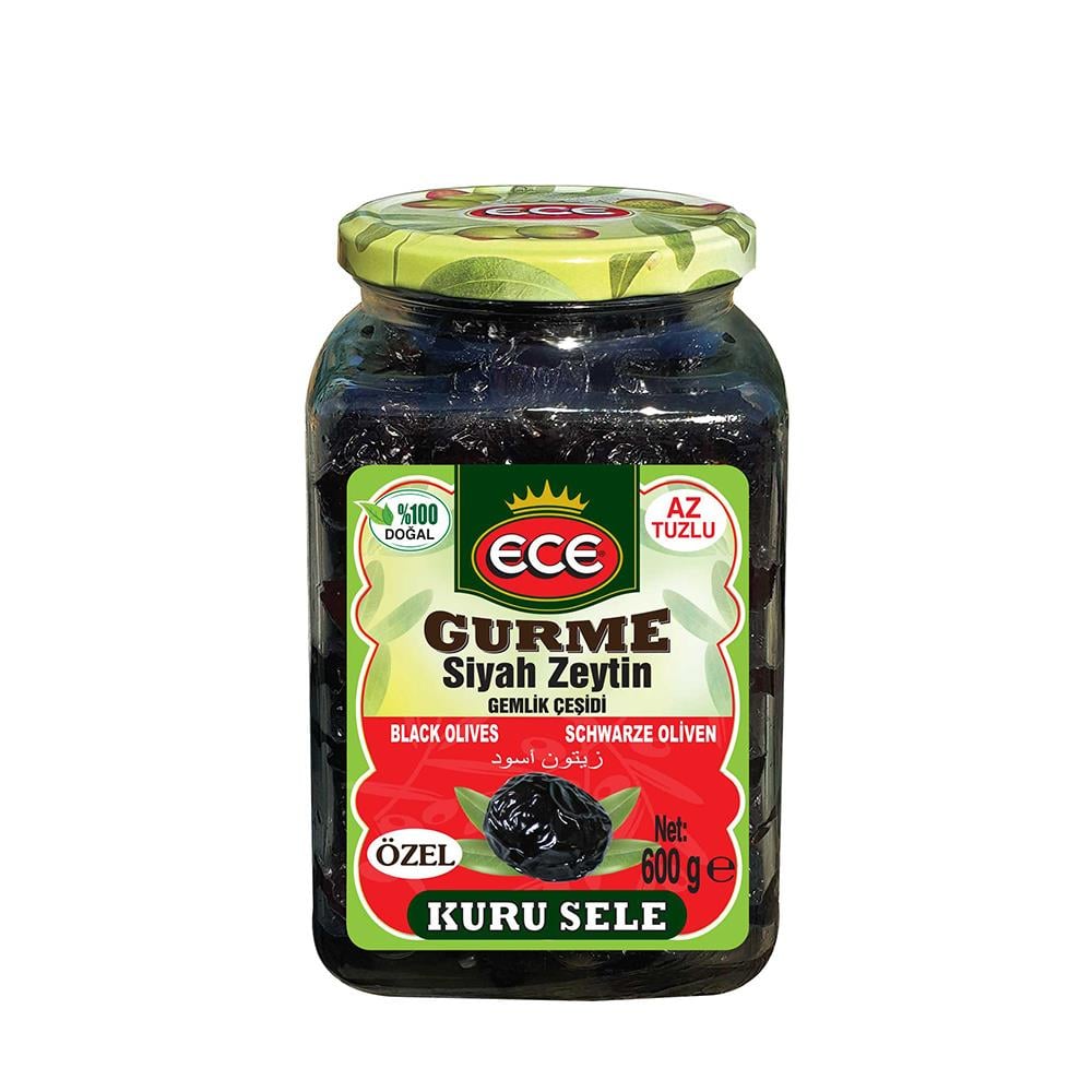 ECE SİYAH ZEYTİN  KURU ÖZEL SELE  600 GRSİYAH ZEYTİNECE4951