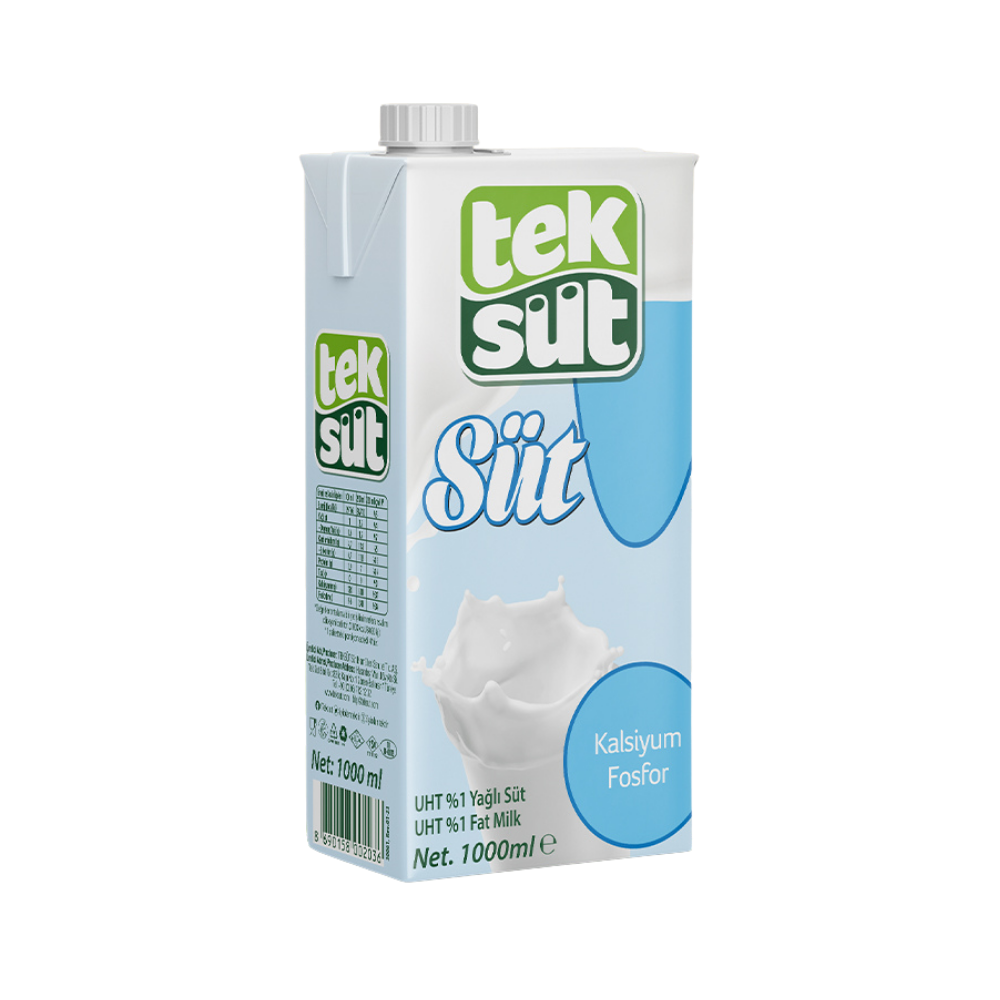 TEKSÜT YAĞLI SÜT 1 LT (%1)SÜTTEKSÜT1609