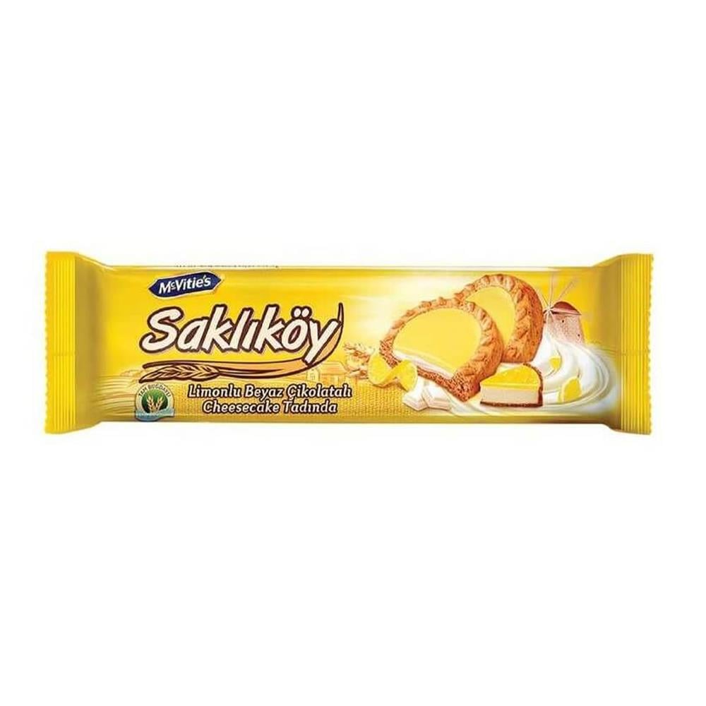 ÜLKER SAKLIKÖY LİMONLU CHEESECAKE TADINDA 100 GRTATLI BİSKÜVİÜLKER0116109