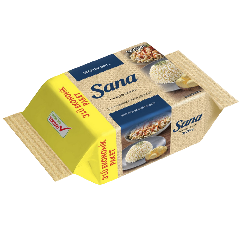 SANA TEREYAĞ LEZZETİ 3*250 GRTEREYAĞSANA9733