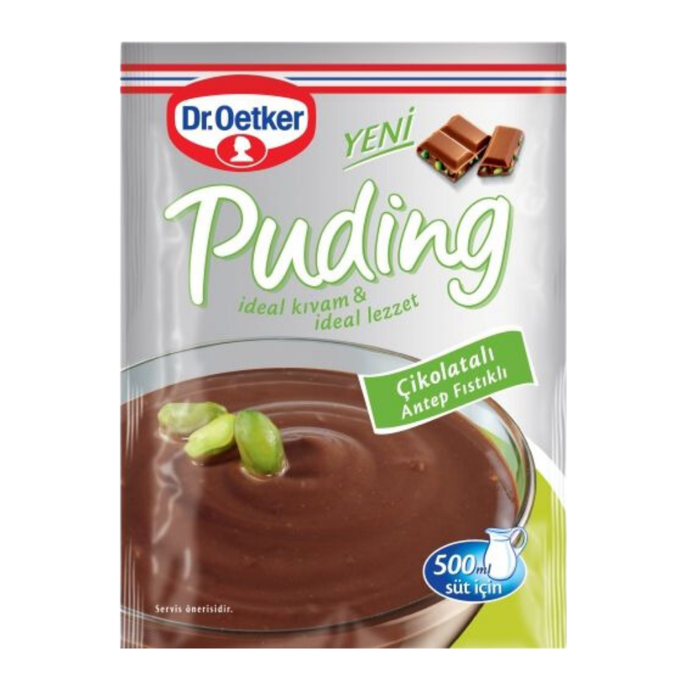 DR.OETKER PUDİNG ÇİKOLATALI ANTEP FISTIKLI 100 GRTOZ TATLILARDR.OETKER105155