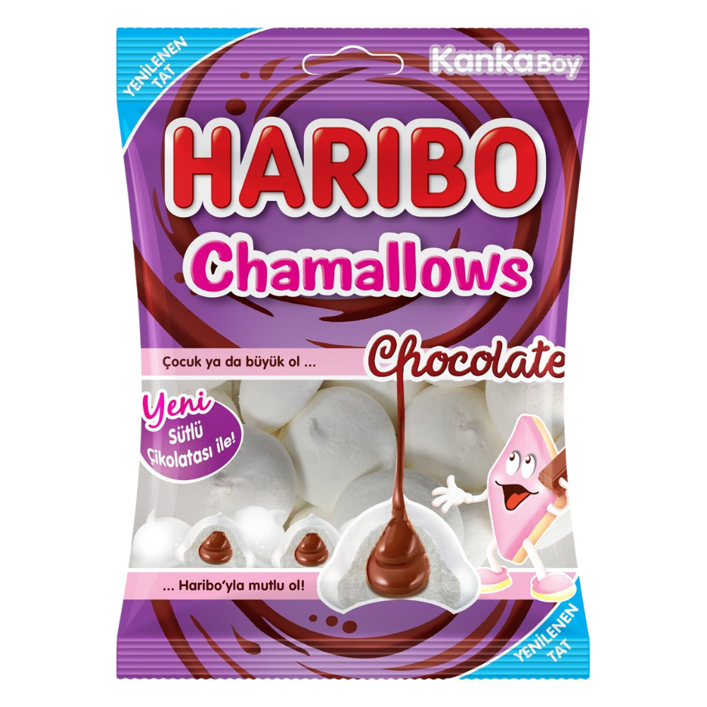 HARİBO CHAMMALLOWS CHOCOLATE 62 GRYUMUŞAK ŞEKERHARİBOHARIBO5