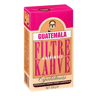 MEHMET EFENDİ FİLTRE KAHVE GUATEMALA KAFEİNSİZ 250 GR.FİLTRE KAHVEMEHMET EFENDİS8690627467403