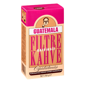 MEHMET EFENDİ FİLTRE KAHVE GUATEMALA KAFEİNSİZ 250 GRFİLTRE KAHVEMEHMET EFENDİS8690627467403