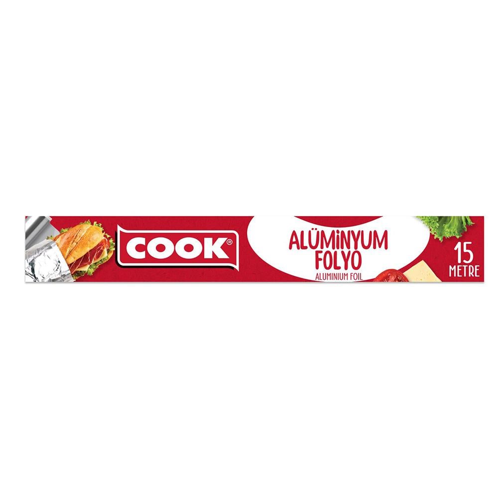 COOK ALÜMİNYUM FOLYO 30 CM*8 METREALİMİNYUM FOLYOCOOK709040227