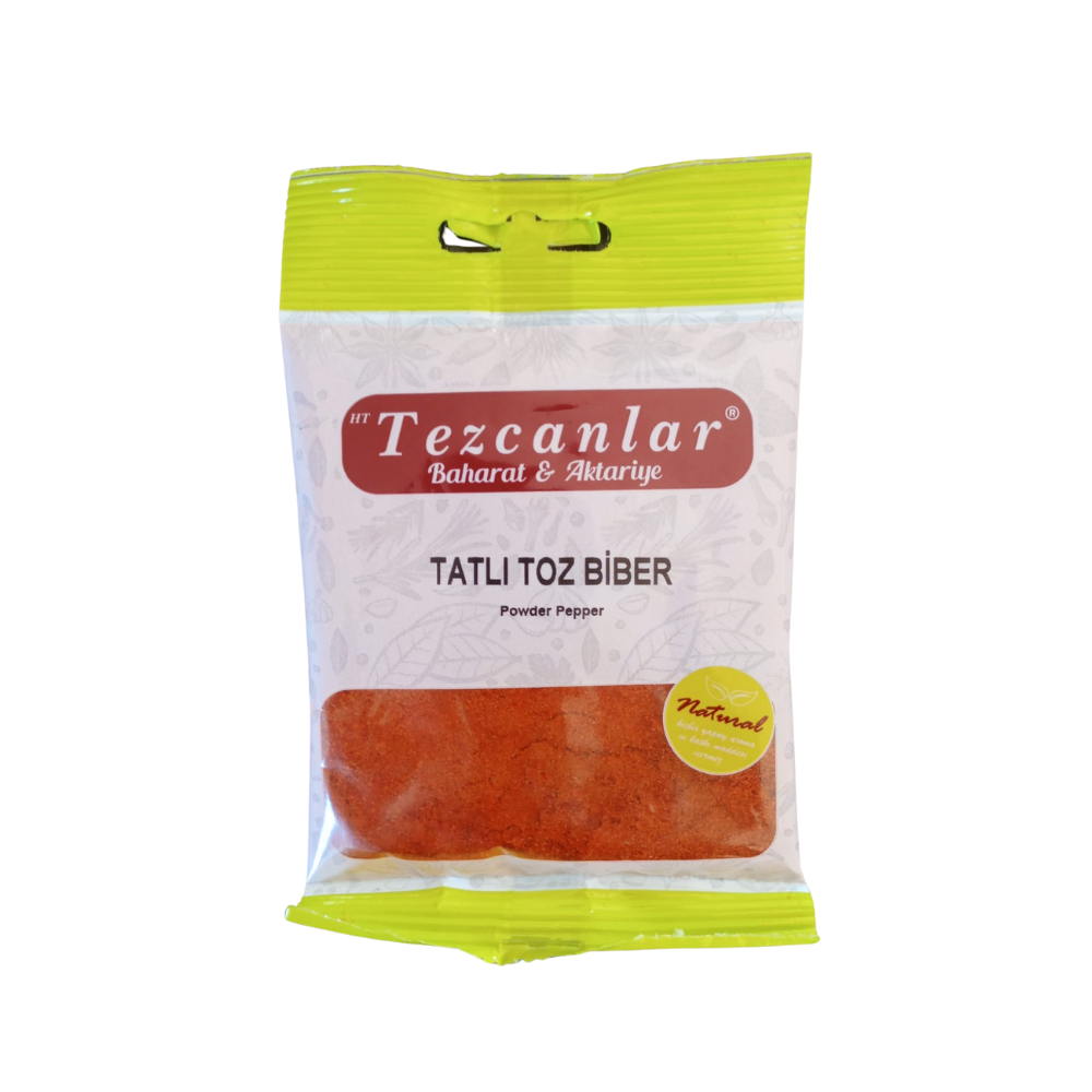 TEZCANLAR TATLI TOZ BİBER 40 GRBAHARATTEZCANLARST00113