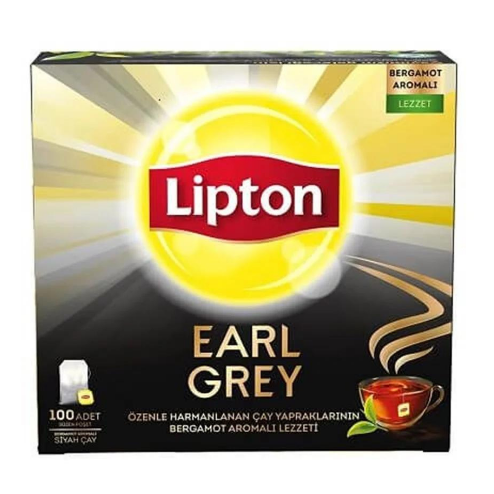 LİPTON EARLY GREY BARDAK POŞET ÇAY  200 GR-100 LÜBARDAK POSET ÇAYLİPTON20039144