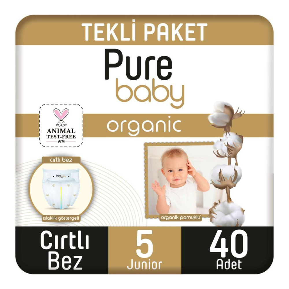 PURE BABY 11-20 KG 40 ADETBEBEK BEZİPURE BABY28004727