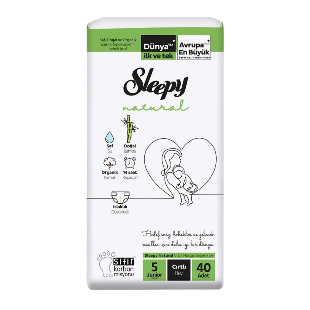 SLEEPY NATUREL 5 NUMARA CIRTLI BEZ 40'LIBEBEK BEZİSLEEPY212790