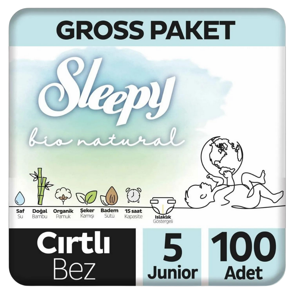 SLEEPY BİO NTRL GROSS JUNIOR 100 LÜBEBEK BEZİSLEEPY28006573