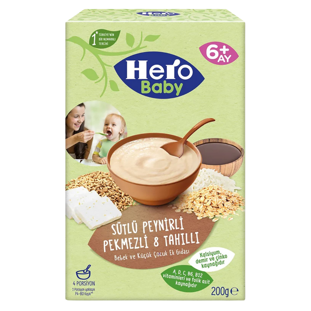 HERO BABY SÜTLÜ 8 TAH.PEYN.PEKM.200GBEBEK MAMASIHERO BABAY599106