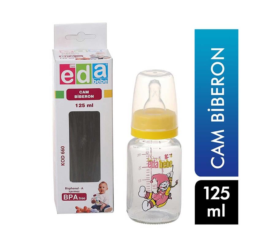 LÜX EDA BİBERON CAM 125 CC 660BESLENME ARÇLARILÜX EDA4841