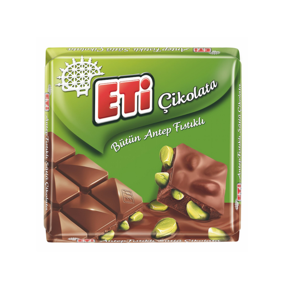 ETİ ÇİKOLATA BÜTÜN ANTEP FISTIKLI 60 GRBİTTER ÇİKOLATAETİ1375300
