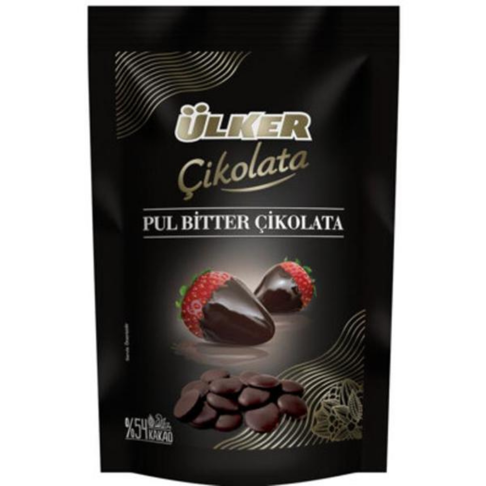 ÜLKER PUL ÇİKOLATA %54 BİTTER 100 GRBİTTER ÇİKOLATAÜLKER180901