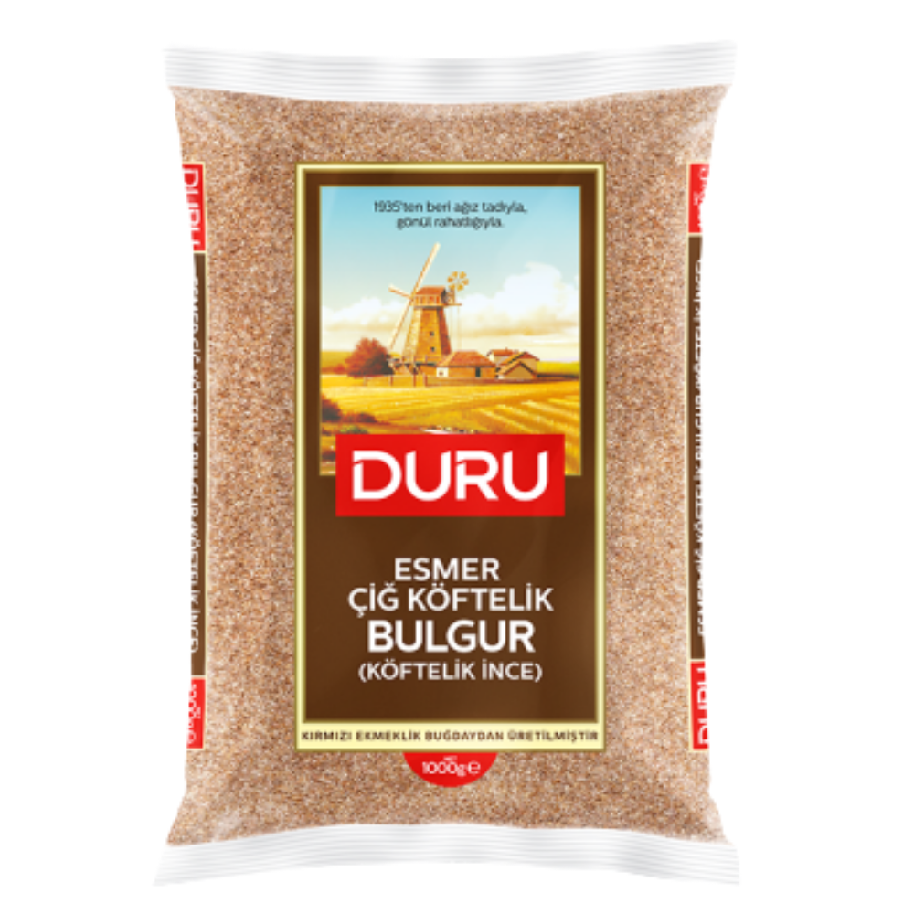 DURU B ESMER ÇİG KÖFTELİK BULGUR 1000 GRBULGURDURUAT10901