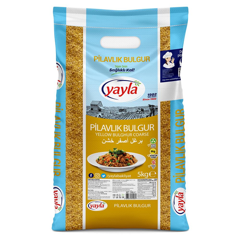 YAYLA PİLAVLIK BULGUR 5 KGBULGURYAYLAYB5