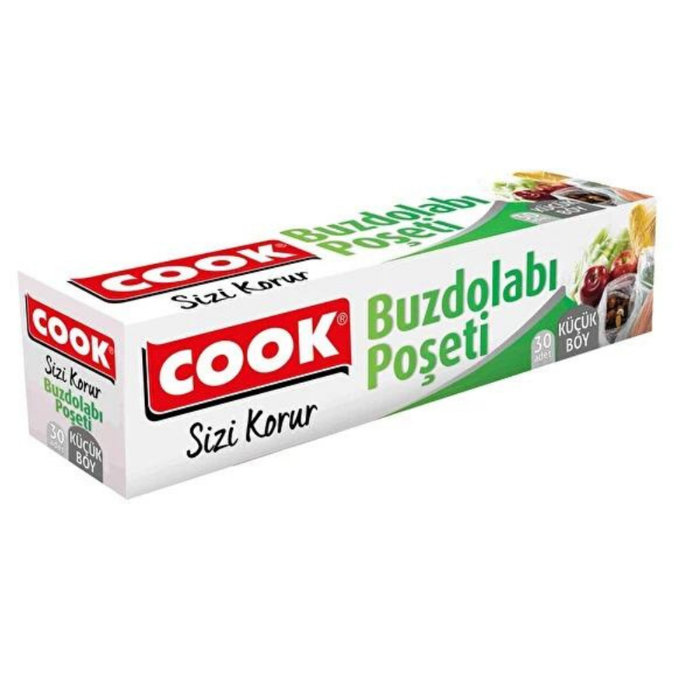 COOK BUZDOLABI POŞETİ KÜÇÜK 30 YAPRAK  20*30 CMBUZDOLABI POŞETİCOOK709050158