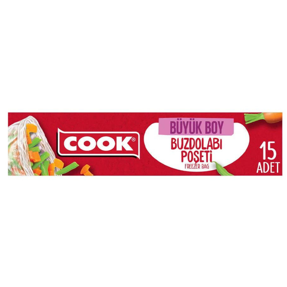COOK BUZDOLABI POŞETİ BÜYÜK BOY 15 YAPRAK 30*45 CMBUZDOLABI POŞETİCOOK709050172