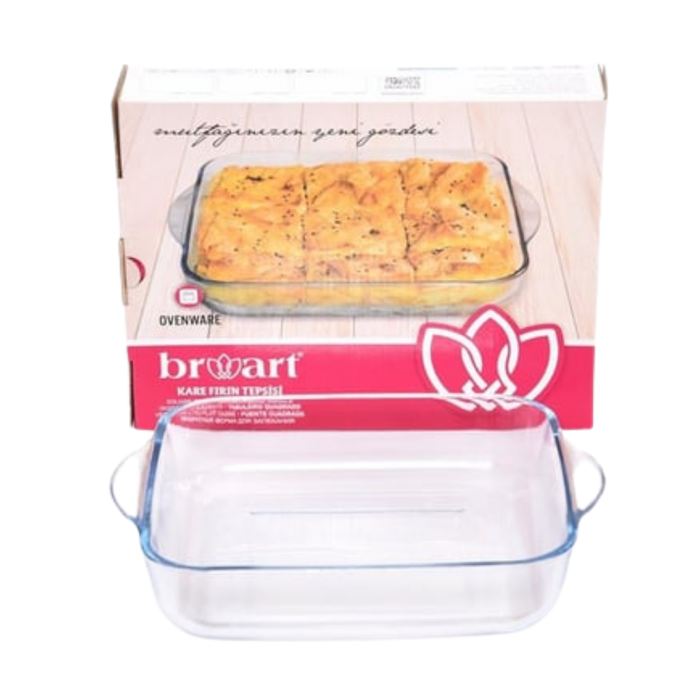 BRART FIRIN TEPSİSİ KARE 28 CM SADEcam ürünleriMarkasızBK8682911647103
