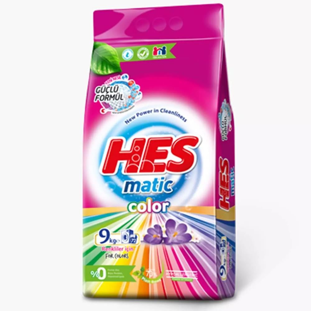 HES MATİK TOZ DETERJAN COLOR  9000 GRÇAMAŞIR DETERJANIHES1022040