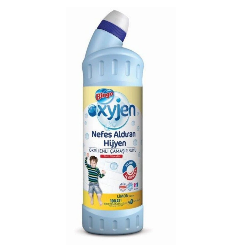 BİNGO OXYJEN LİMON ÇAMAŞIR SUYU 750 MLÇAMAŞIR SUYUBİNGO50003608