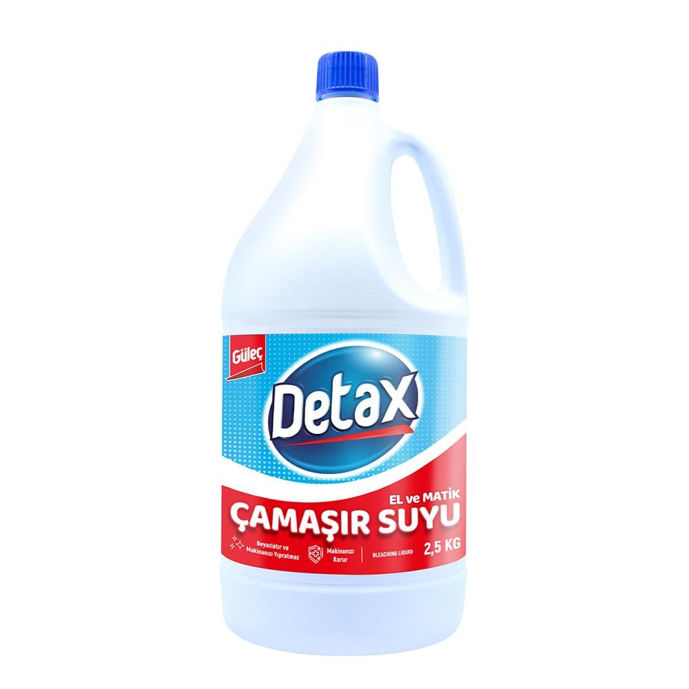 GÜLEÇ DETAX ÇAMAŞIR SUYU MATİK 2,5 KgÇAMAŞIR SUYUGÜLEÇ152.001.0037