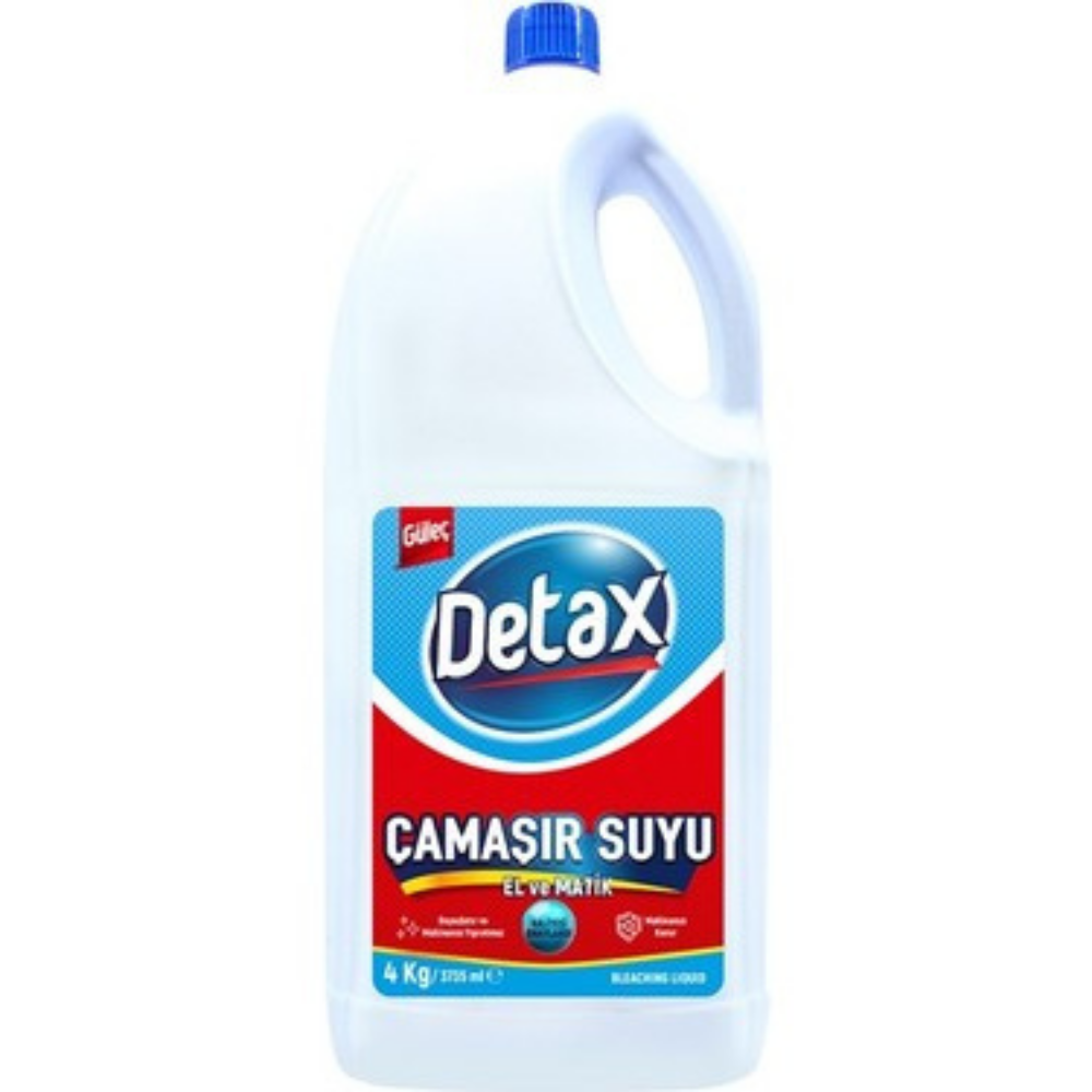 GÜLEÇ DETAX ÇAMAŞIR SUYU 4 KGÇAMAŞIR SUYUGÜLEÇ212807