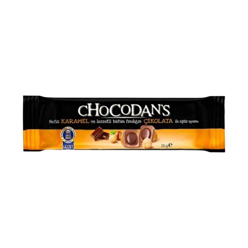 ŞÖLEN CHOCODANS FINDIKLI 25 GRÇİKOLATALI BARMarkasızMA.SKR.3527.01