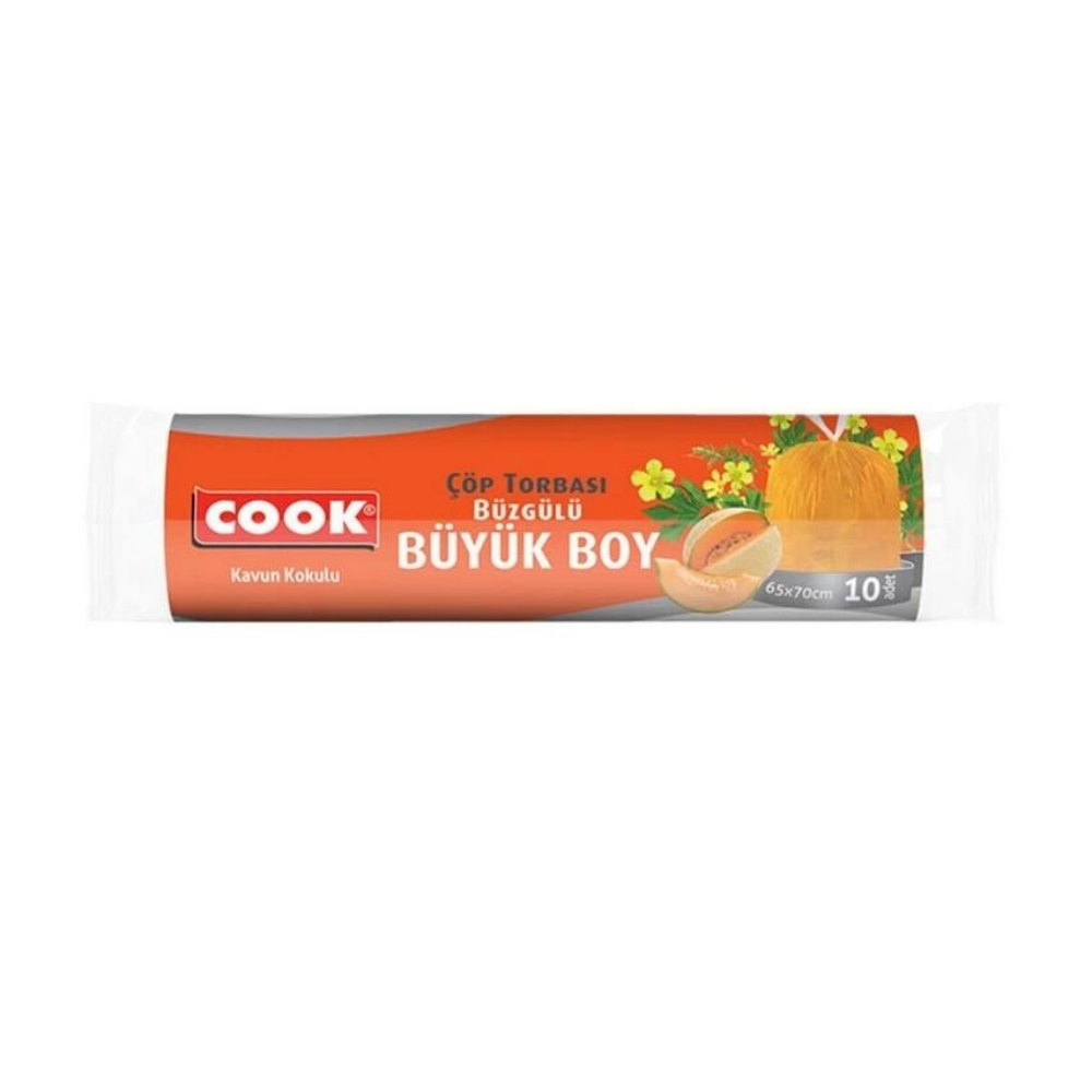 COOK BÜZGÜLÜ ÇÖP TORBASI 65cm X 70cm BÜYÜK (KAVUN)ÇÖP POŞETİCOOK709066623