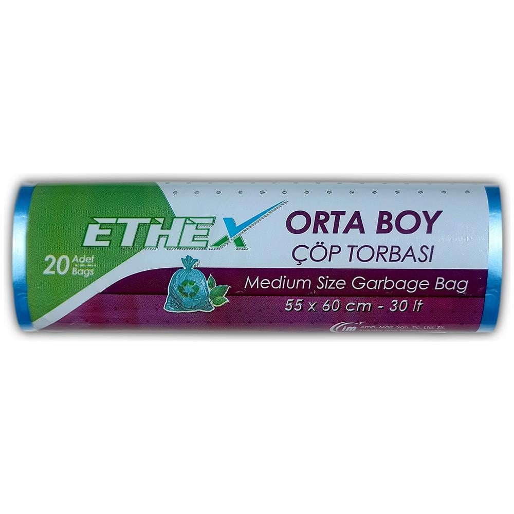 ETHEX ÇÖP TORBASI ORTA BOY  55*60 CMÇÖP POŞETİETHEXETHEXORTA