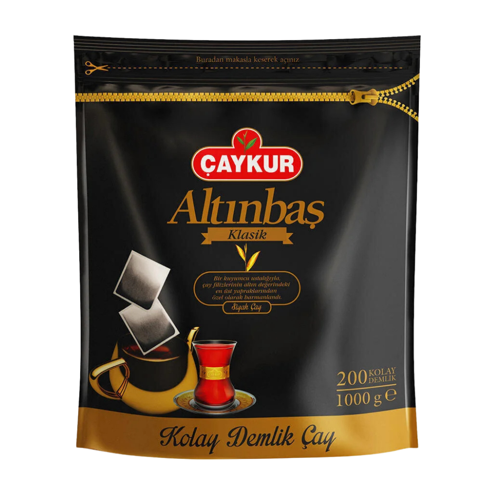 ÇAYKUR EDT ALTINBAŞ KOLAY DEMLİK POŞET ÇAY 1000 GR 200 LÜDEMLİK POŞET ÇAYÇAYKUR178500