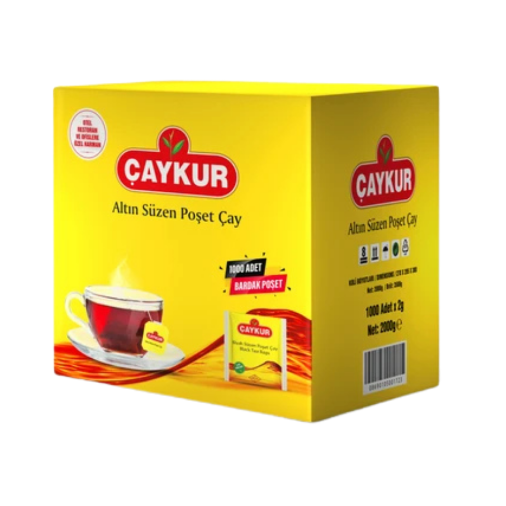 ÇAYKUR EDT ALTIN SÜZEN POŞET ÇAY 2 GR 1000'LİDEMLİK POŞET ÇAYÇAYKUR179700