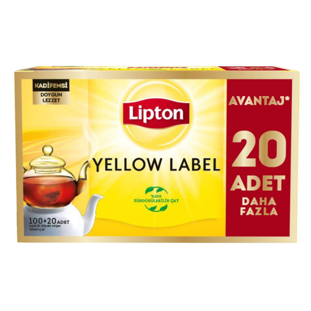 LİPTON YELLOW LABEL 120 Lİ DEMLİK POŞET 384 GRDEMLİK POŞET ÇAYLİPTON20041469