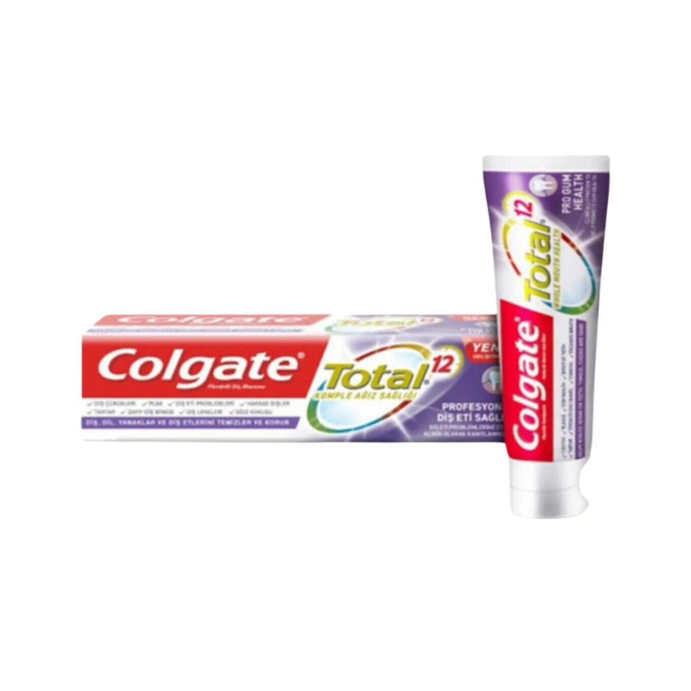COLGATE DİŞ MACUNU TOTAL12 GELİŞMİŞ BEYAZLIK 50 MLDİŞ MACUNUMarkasızS6920354836749