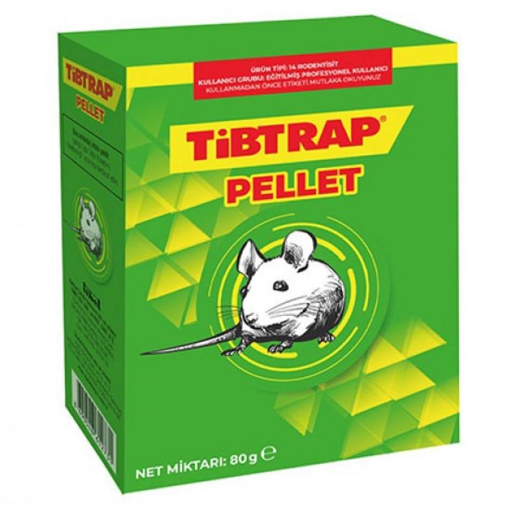 TİBTRAP FARE ZEHİRİ PELLET 80 GEV YASAMMarkasız4359