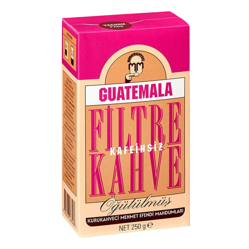 MEHMET EFENDİ FİLTRE KAHVE GUATEMALA KAFEİNSİZ 250 GR.FİLTRE KAHVEMEHMET EFENDİS8690627467403