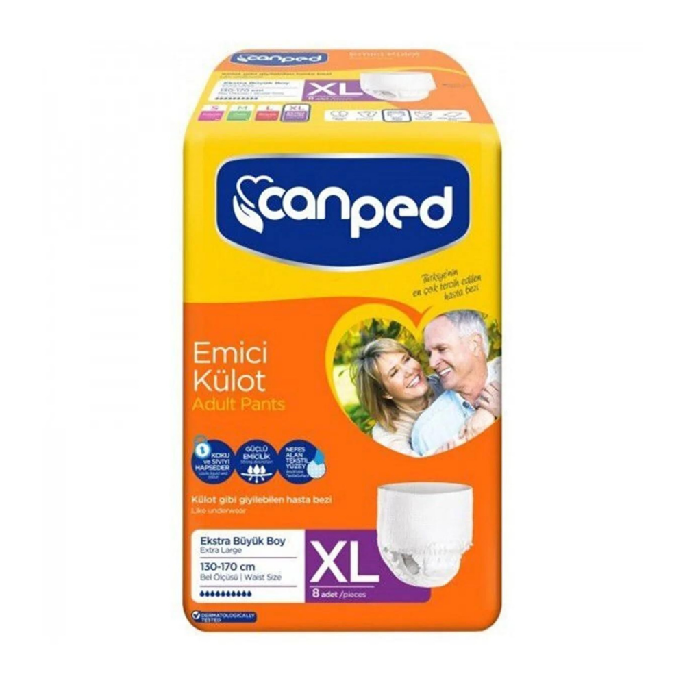 CANPED EMİCİ KÜLOT XL 8ADETHASTA BAKIM ÜRÜNLERİCANPED3704