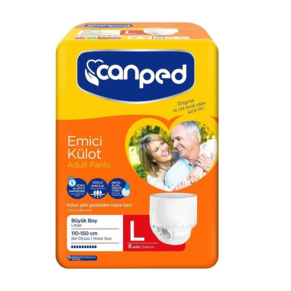 CANPED EMİCİ KÜLOT LARGE 8 ADETHASTA BAKIM ÜRÜNLERİCANPED3705