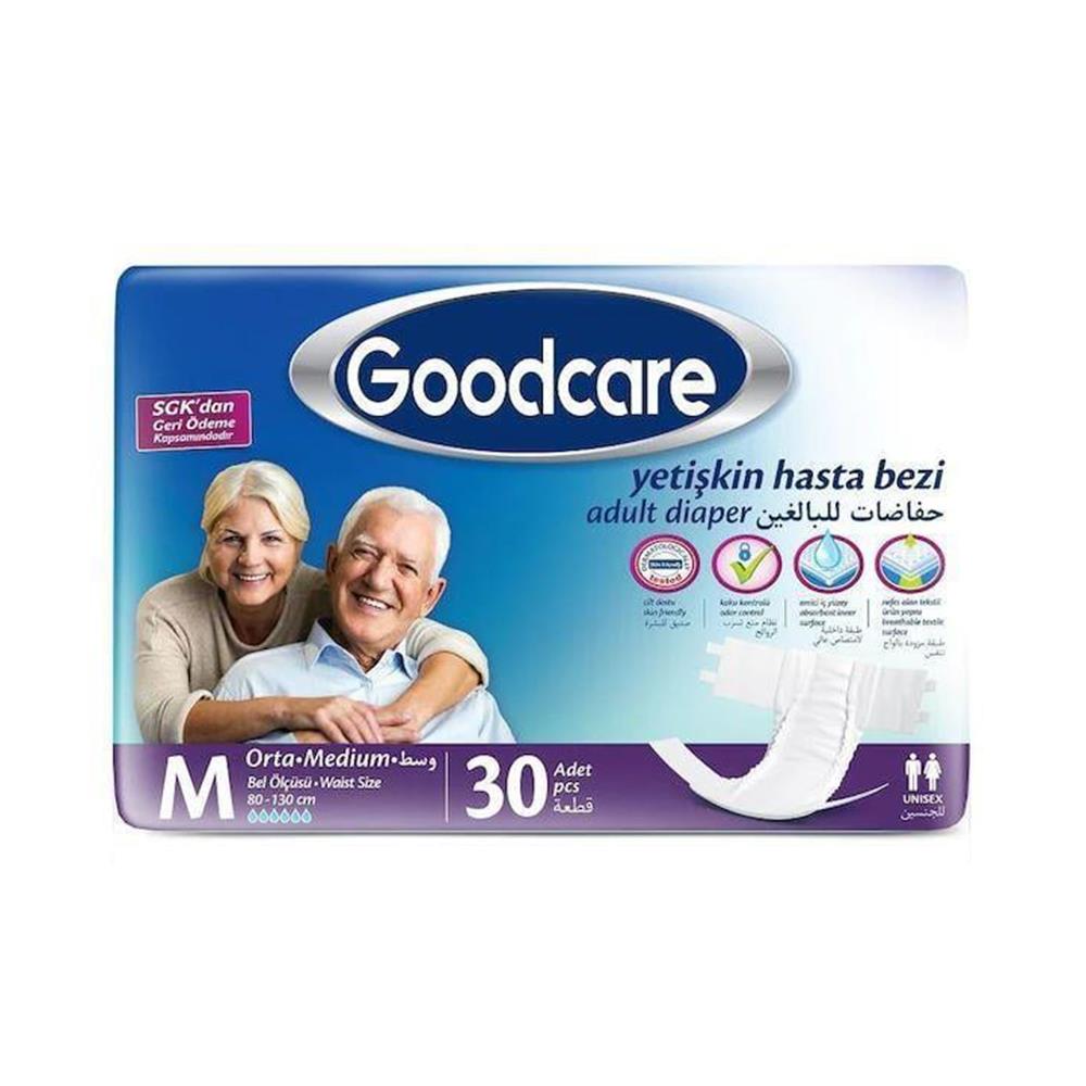 GOODCARE YETİŞKİN BEZİ MEDİUM 30 LUHASTA BAKIM ÜRÜNLERİGOODCARE50003877