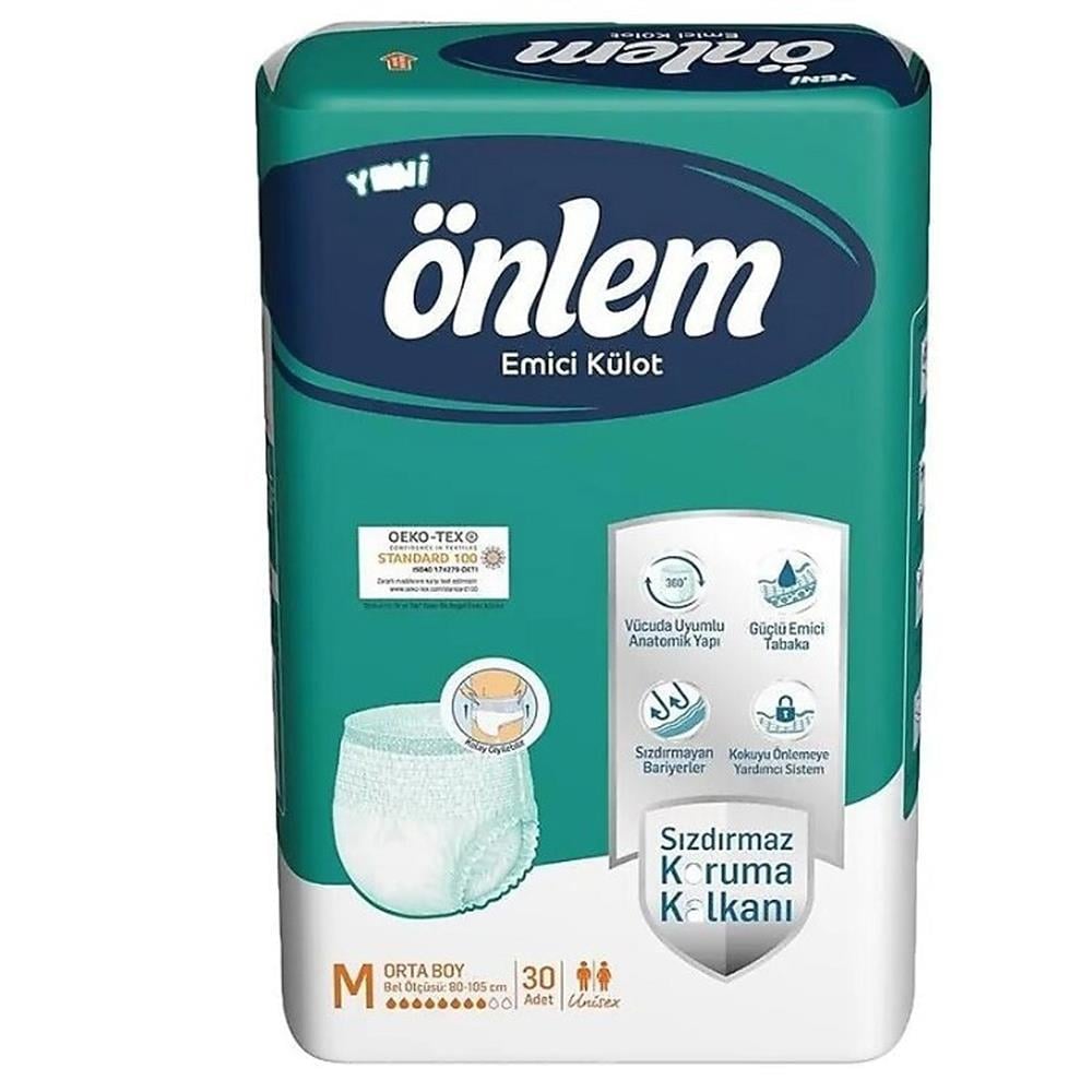 ÖNLEM EMİCİ KÜLOT EKO MEDİUM 30‘LUHASTA BAKIM ÜRÜNLERİÖNLEM8.73.5564